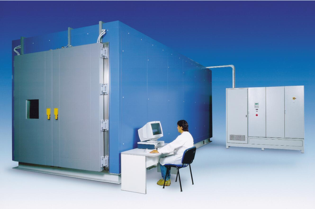 Non-standard walk-in high and low temperature test chamber